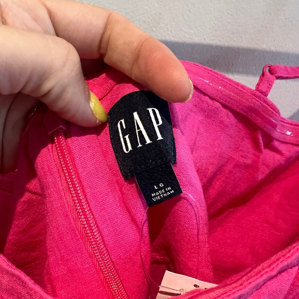 GAP Pink Linen Dress - Picture 3 of 6